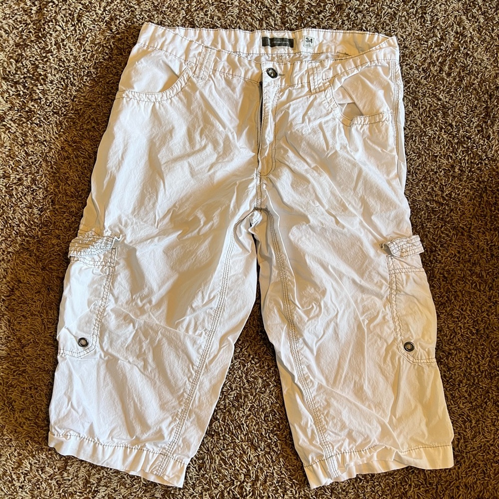 INC mens white shorts size 34